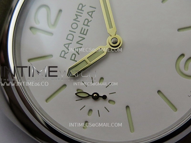 PAM1384 HWF 1:1 Best Edition White Dial On Brown ASSO Leather Strap A6497