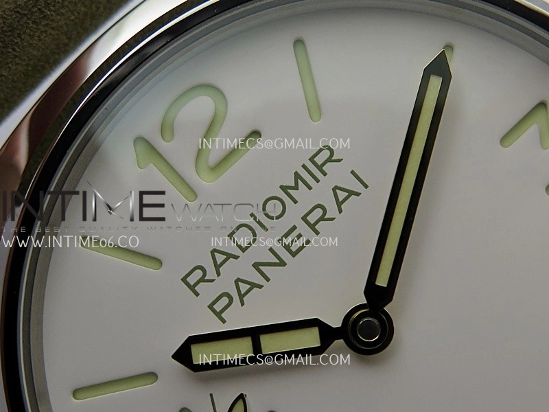 PAM1384 HWF 1:1 Best Edition White Dial On Brown ASSO Leather Strap A6497