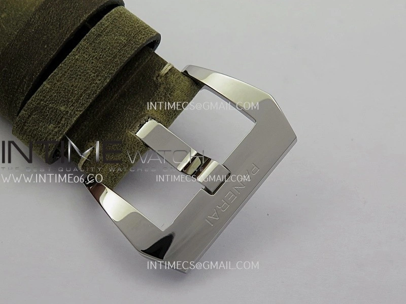 PAM1384 HWF 1:1 Best Edition White Dial On Brown ASSO Leather Strap A6497
