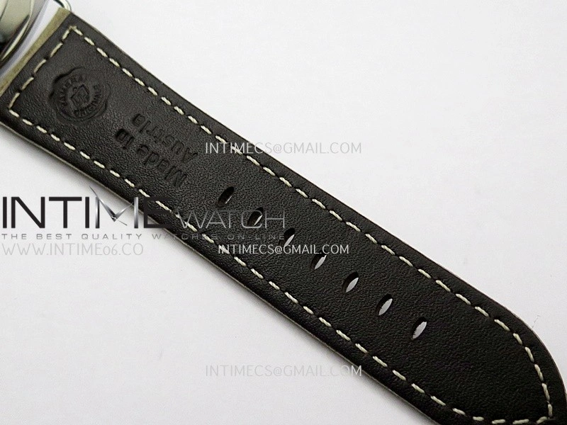 PAM1384 HWF 1:1 Best Edition White Dial On Brown ASSO Leather Strap A6497