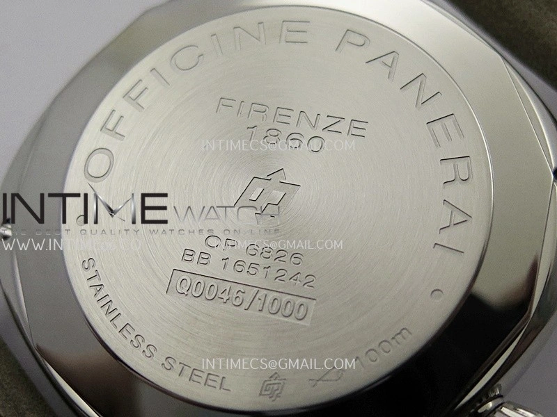 PAM1384 HWF 1:1 Best Edition White Dial On Brown ASSO Leather Strap A6497
