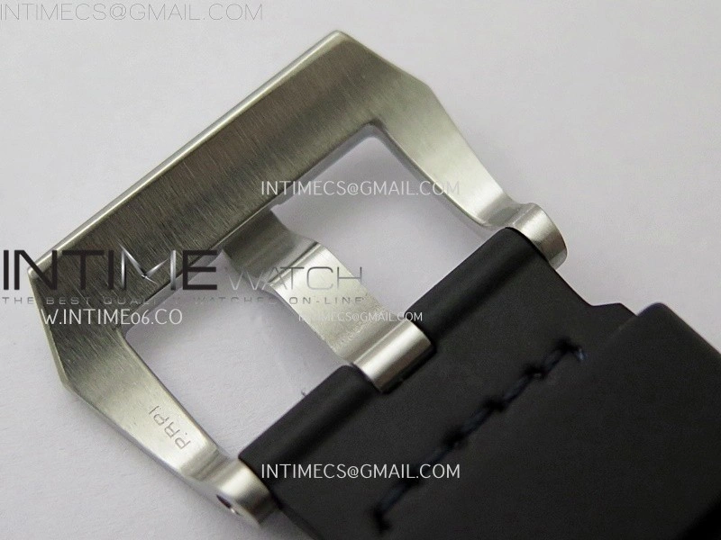 PAM1404 Z GMT SS VSF 1:1 Best Edition Blue Dial on Blue Rubber Strap Asian P900