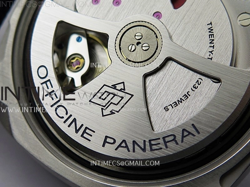 PAM1404 Z GMT SS VSF 1:1 Best Edition Blue Dial on Blue Rubber Strap Asian P900