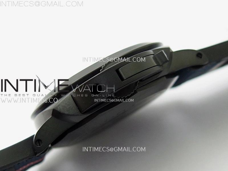PAM1408 Z DLC VSF 1:1 Best Edition Blue Dial on Blue Rubber Strap Asian P900
