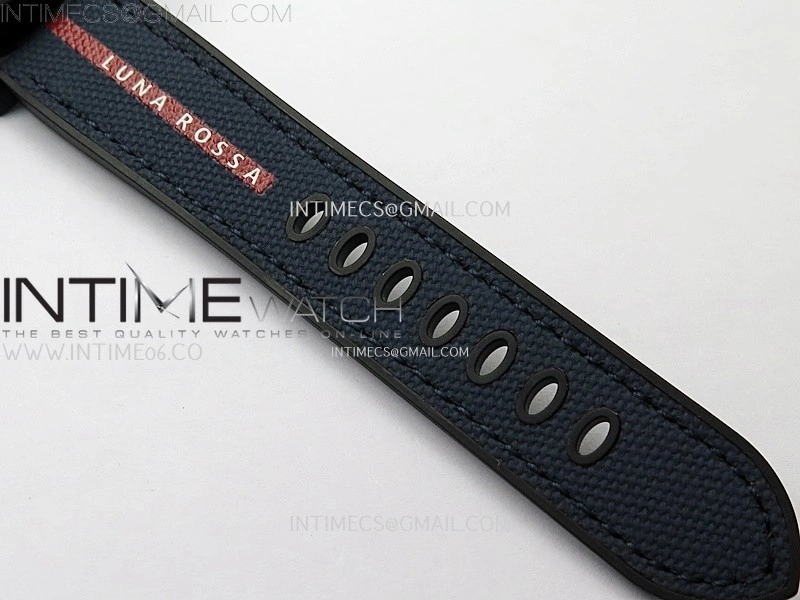 PAM1408 Z DLC VSF 1:1 Best Edition Blue Dial on Blue Rubber Strap Asian P900