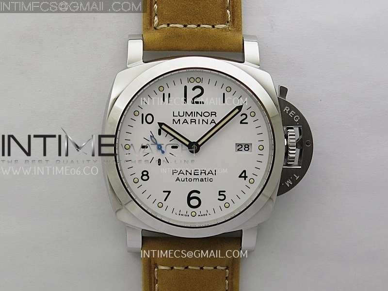 PAM1499 S TTF Best Edition White Dial on ASSO Leather Strap A9010