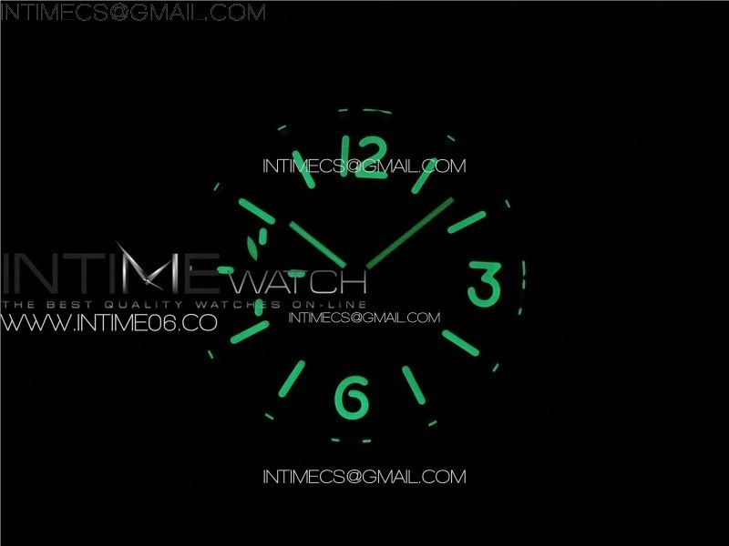 PAM177 Titanium HW 1:1 Best Edition on Black Leather Strap A6794