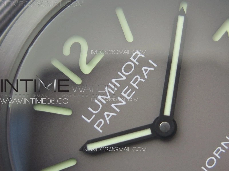 PAM2121 DLC Titanium HWF 1:1 Best Edition Gray Dial On Gray Nylon Strap A6497