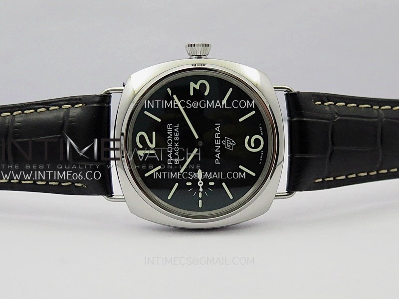 PAM380 HWF 1:1 Best Edition Black Dial On Black Leather Strap A6497