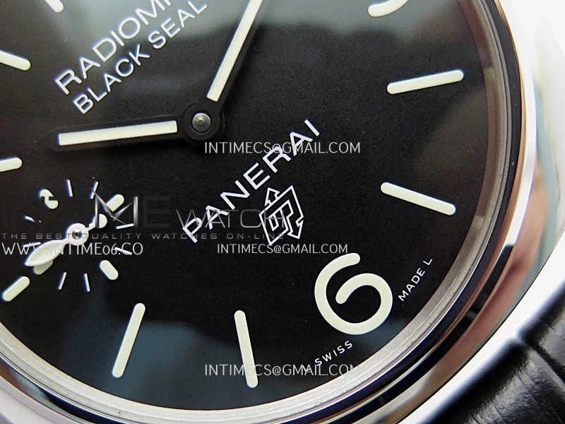 PAM380 HWF 1:1 Best Edition Black Dial On Black Leather Strap A6497