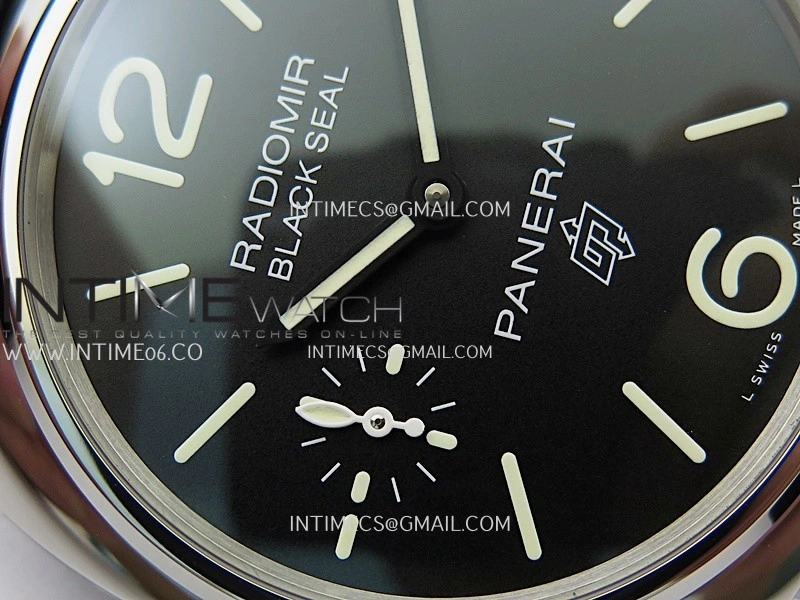PAM380 HWF 1:1 Best Edition Black Dial On Black Leather Strap A6497