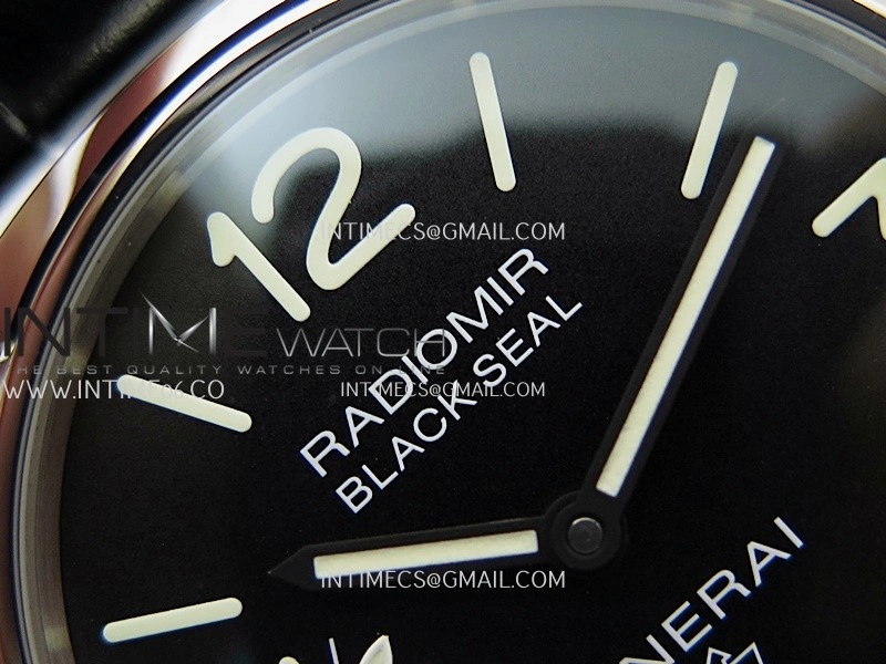 PAM380 HWF 1:1 Best Edition Black Dial On Black Leather Strap A6497