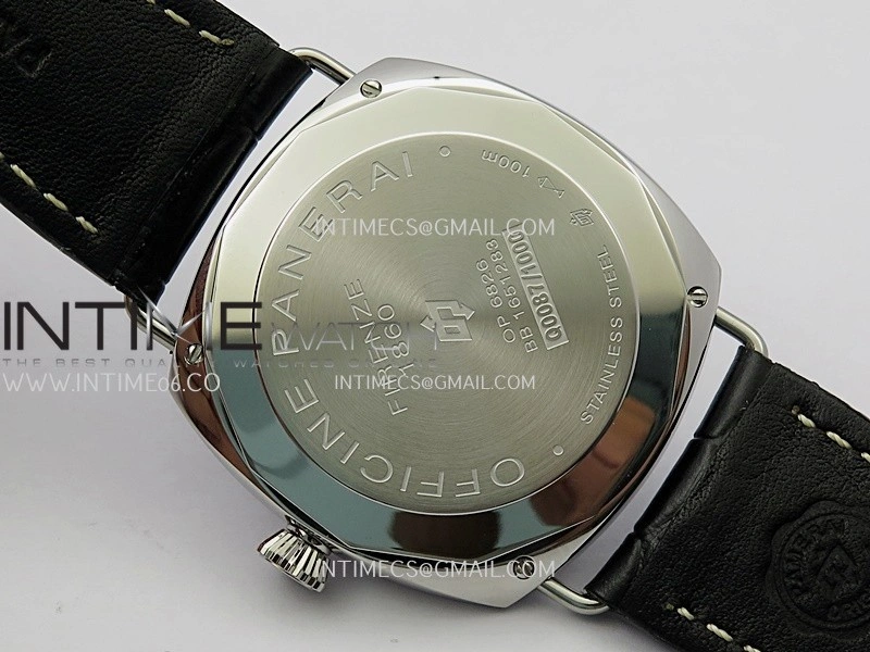 PAM380 HWF 1:1 Best Edition Black Dial On Black Leather Strap A6497