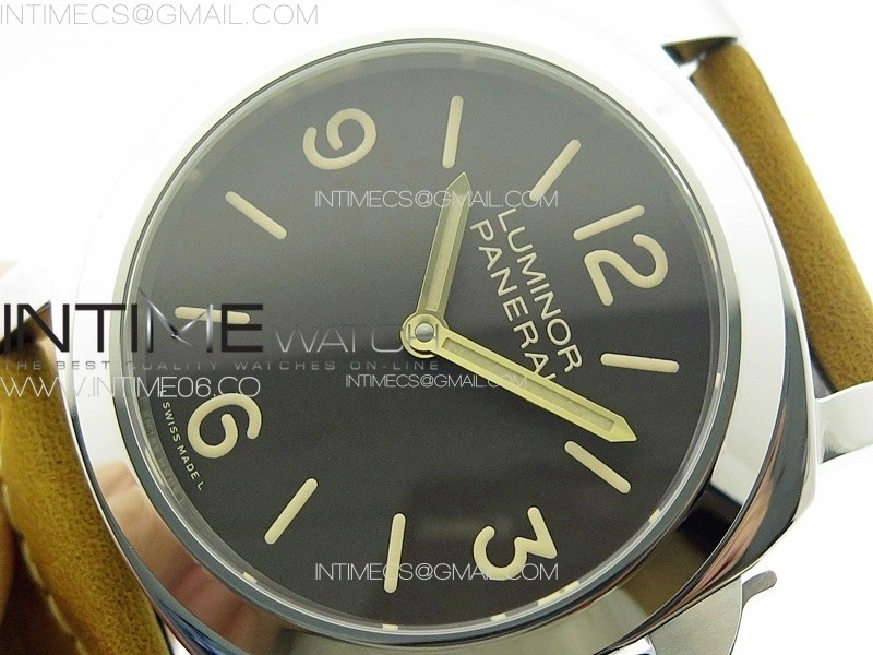 PAM390 N HWF 1:1 Best Edition on Brown Leather Strap A6497