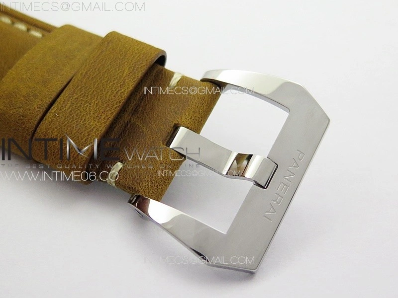 PAM390 N HWF 1:1 Best Edition on Brown Leather Strap A6497