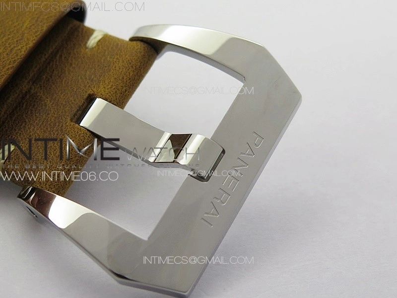 PAM390 N HWF 1:1 Best Edition on Brown Leather Strap A6497
