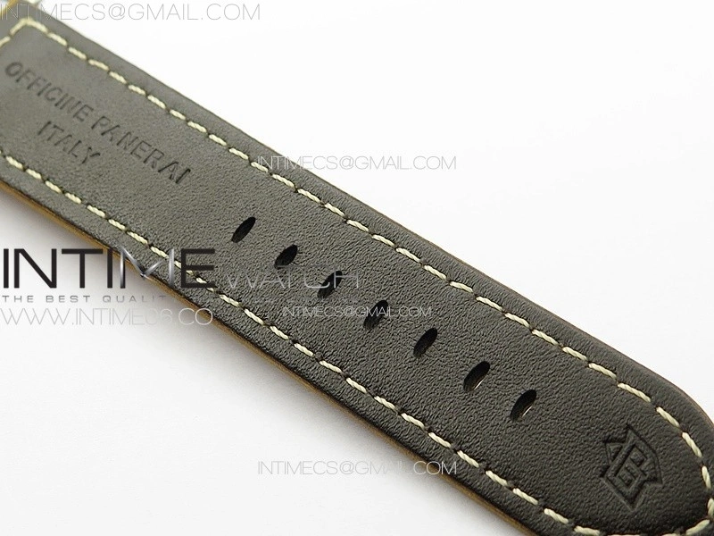 PAM390 N HWF 1:1 Best Edition on Brown Leather Strap A6497