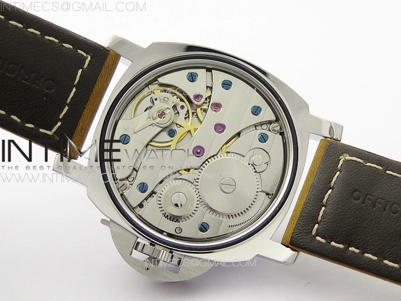 PAM390 N HWF 1:1 Best Edition on Brown Leather Strap A6497