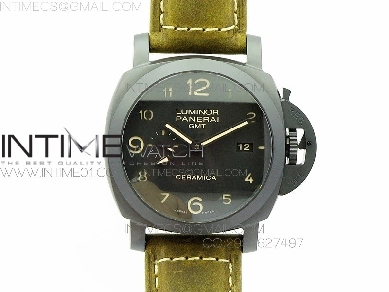 PAM441 O REAL CERAMIC V2 VSF 1:1 SUPER CLONE P9001 BEST ON BROWN ASSO STRAP