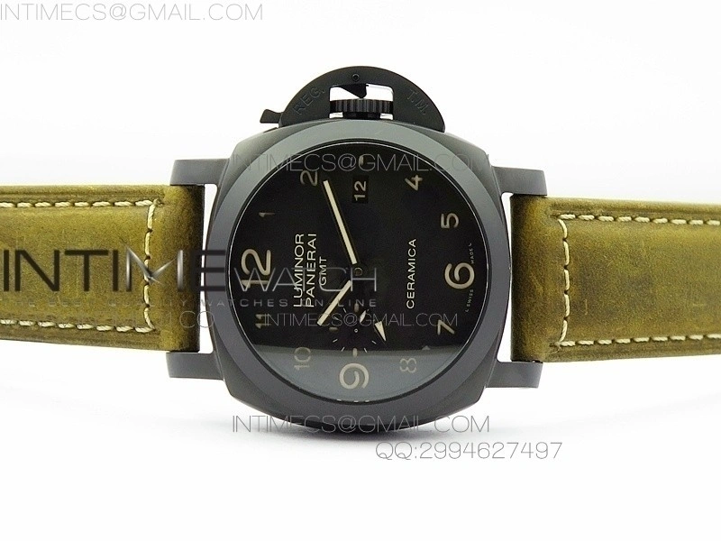 PAM441 O REAL CERAMIC V2 VSF 1:1 SUPER CLONE P9001 BEST ON BROWN ASSO STRAP