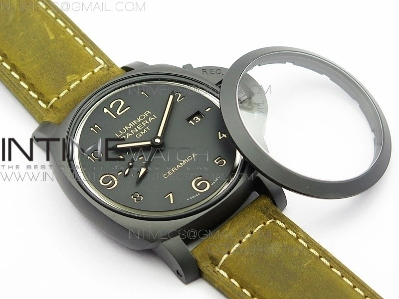 PAM441 O REAL CERAMIC V2 VSF 1:1 SUPER CLONE P9001 BEST ON BROWN ASSO STRAP
