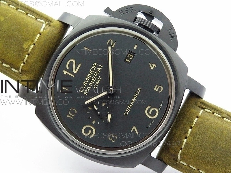 PAM441 O REAL CERAMIC V2 VSF 1:1 SUPER CLONE P9001 BEST ON BROWN ASSO STRAP
