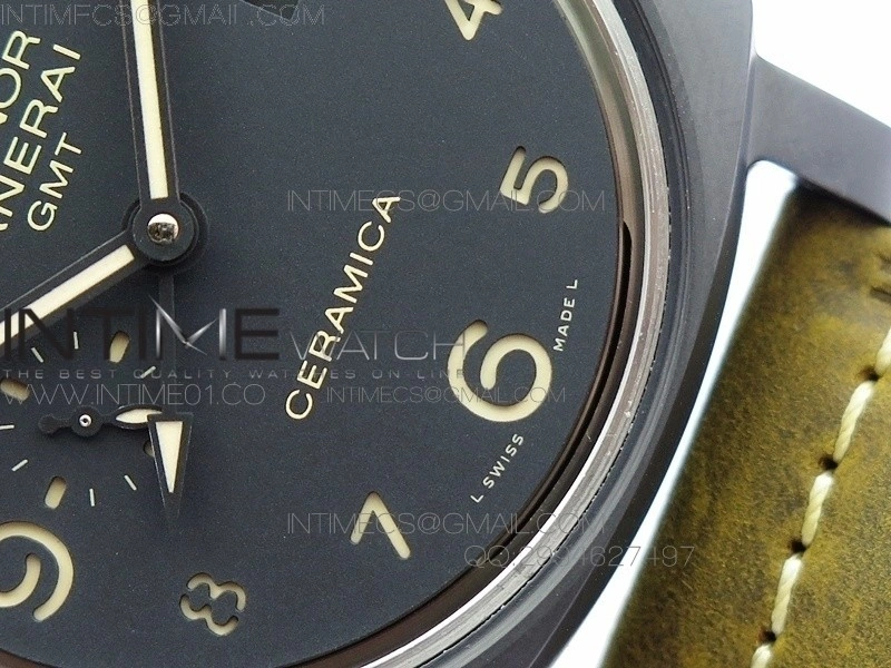 PAM441 O REAL CERAMIC V2 VSF 1:1 SUPER CLONE P9001 BEST ON BROWN ASSO STRAP