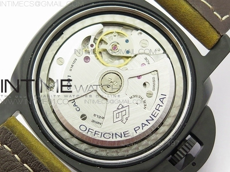 PAM441 O REAL CERAMIC V2 VSF 1:1 SUPER CLONE P9001 BEST ON BROWN ASSO STRAP