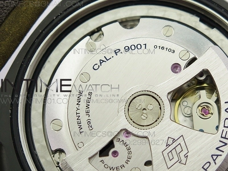PAM441 O REAL CERAMIC V2 VSF 1:1 SUPER CLONE P9001 BEST ON BROWN ASSO STRAP