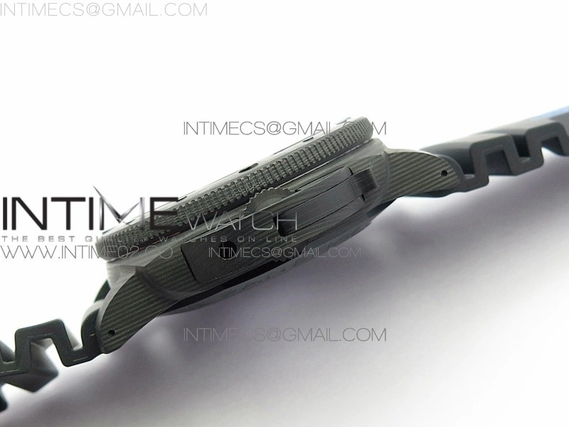 PAM616 Carbotech V3 VSF 1:1 Best Edition on Blue Logo Black Rubber Strap P9000