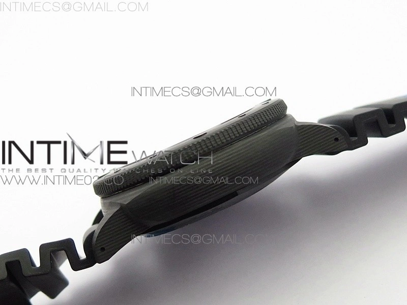 PAM616 Carbotech V3 VSF 1:1 Best Edition on Blue Logo Black Rubber Strap P9000
