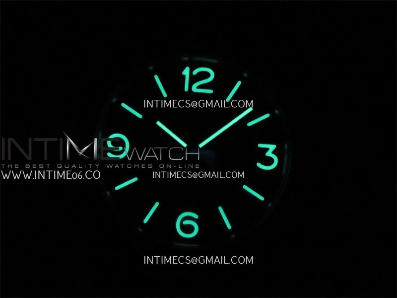 PAM753 HWF 1:1 Best Edition Black Dial On Brown ASSO Leather Strap A6497