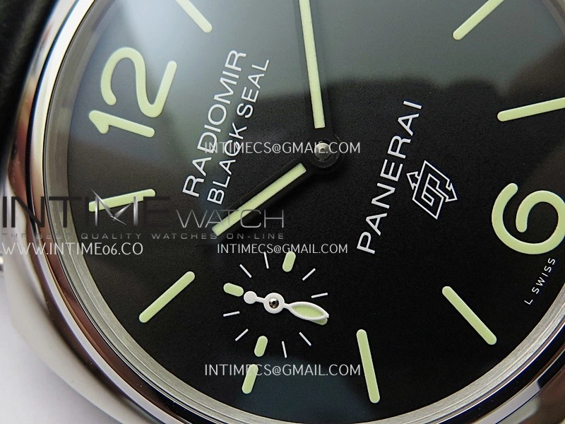 PAM754 HWF 1:1 Best Edition Black Dial On Black Leather Strap A6497