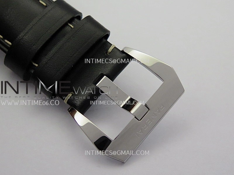 PAM754 HWF 1:1 Best Edition Black Dial On Black Leather Strap A6497