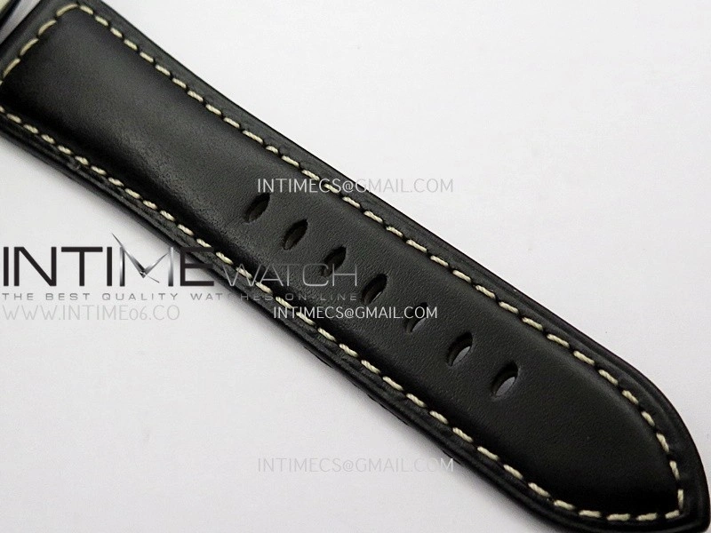 PAM754 HWF 1:1 Best Edition Black Dial On Black Leather Strap A6497