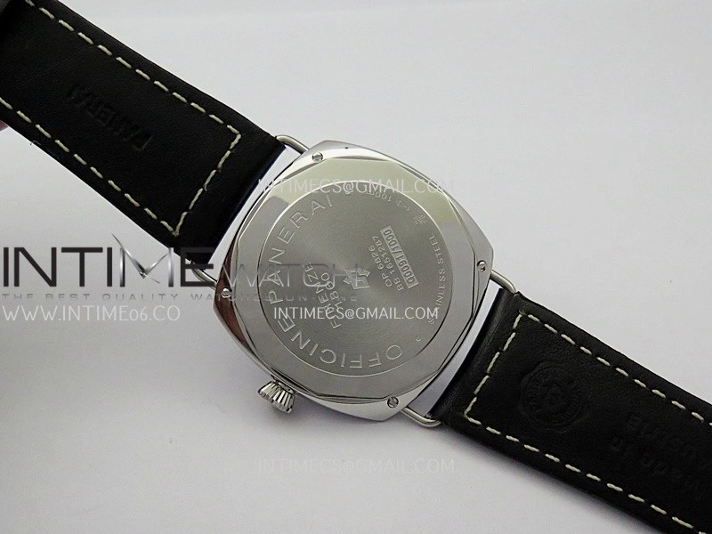 PAM754 HWF 1:1 Best Edition Black Dial On Black Leather Strap A6497