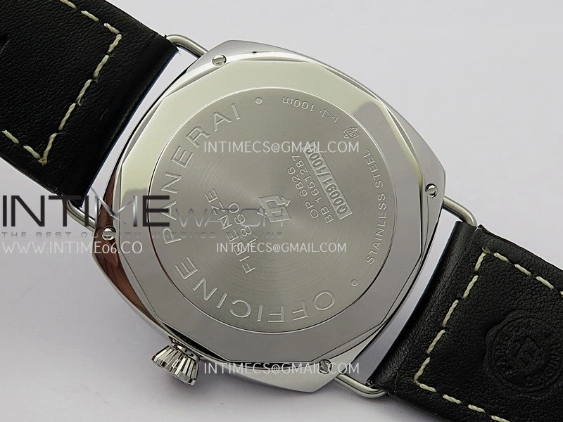 PAM754 HWF 1:1 Best Edition Black Dial On Black Leather Strap A6497
