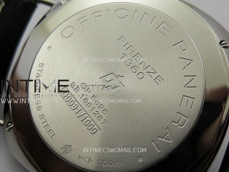 PAM754 HWF 1:1 Best Edition Black Dial On Black Leather Strap A6497