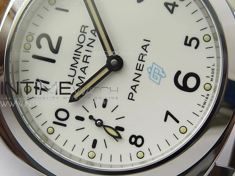 PAM778 W HWF 1:1 Best Edition White Dial on Brown Leather Strap A6497