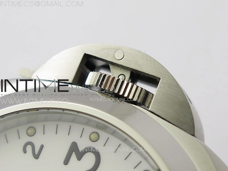 PAM778 W HWF 1:1 Best Edition White Dial on Brown Leather Strap A6497