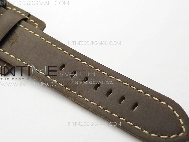 PAM779 DLC T HWF 1:1 Best Edition on Black ASSO Leather Strap A6497