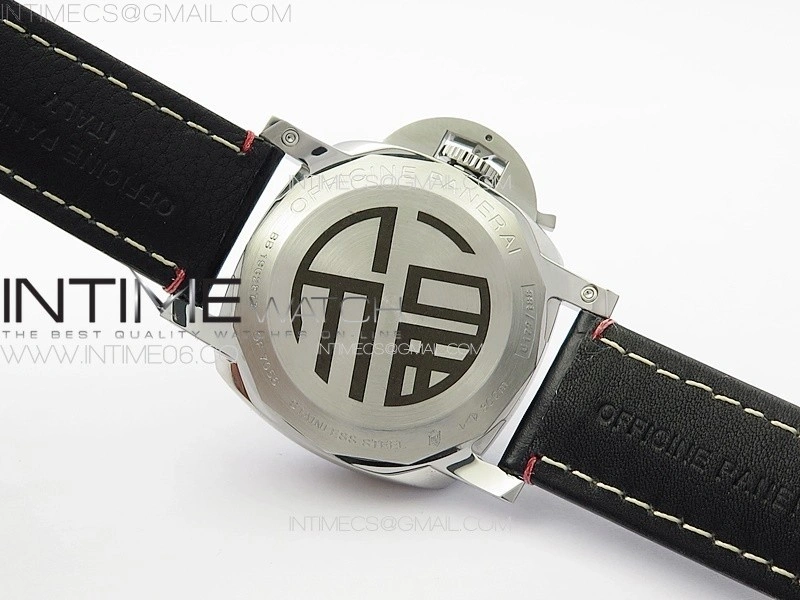 PAM910 HWF 1:1 Best Edition on Black Leather Strap P9010