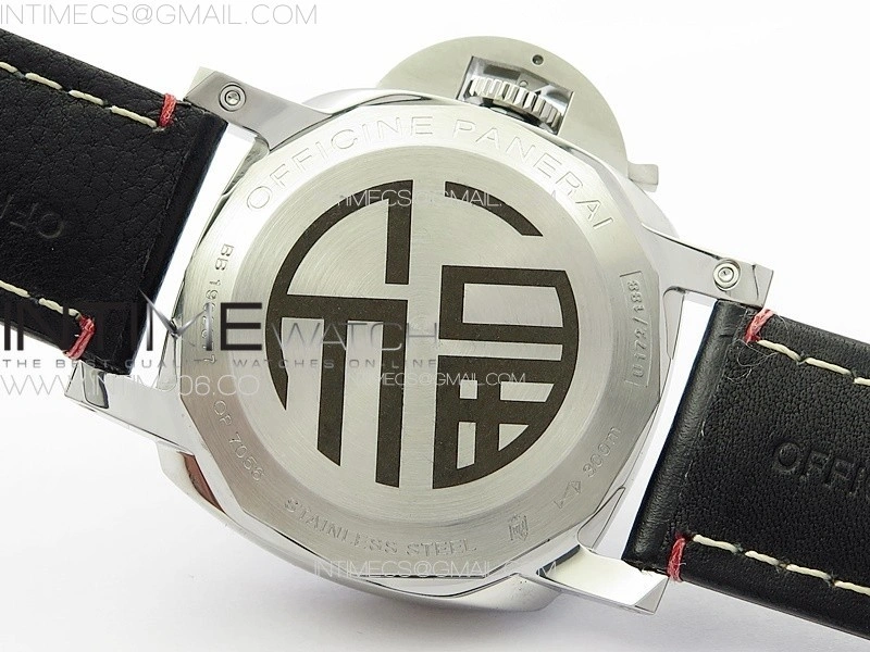 PAM910 HWF 1:1 Best Edition on Black Leather Strap P9010