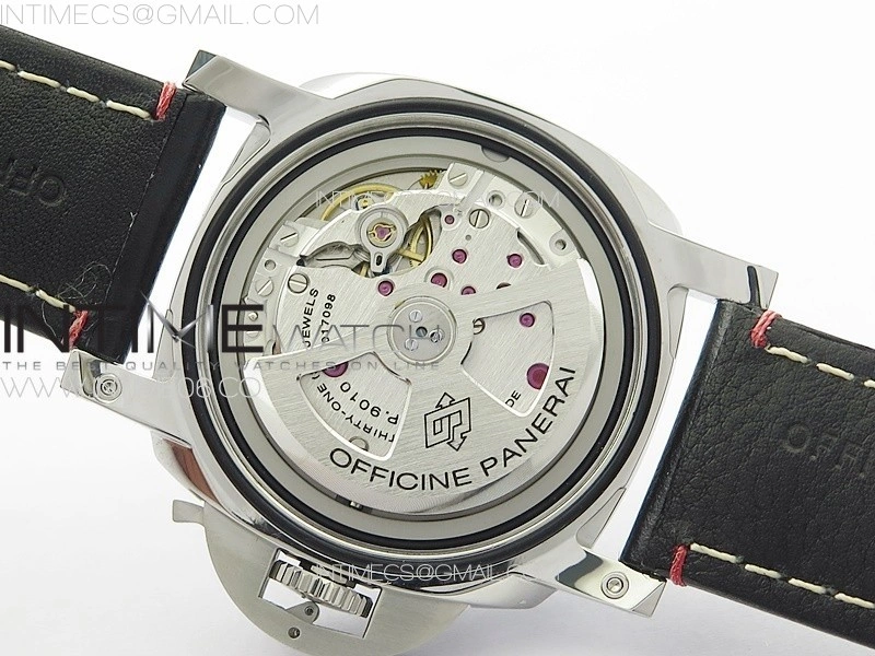 PAM910 HWF 1:1 Best Edition on Black Leather Strap P9010