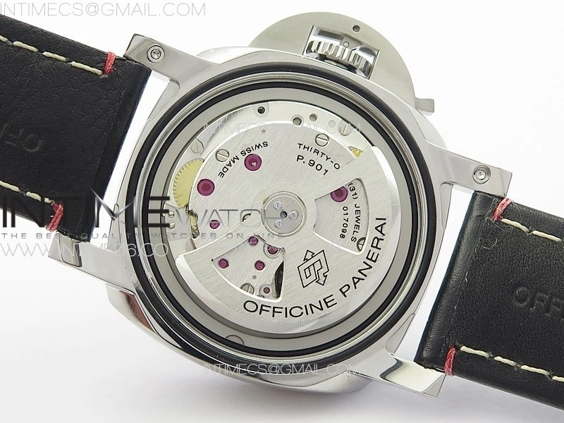 PAM910 HWF 1:1 Best Edition on Black Leather Strap P9010