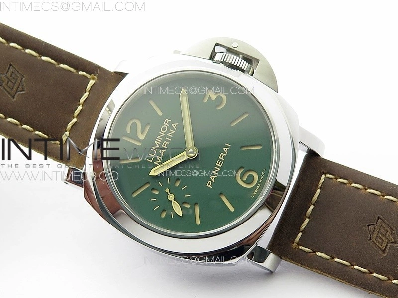 PAM911 T HWF 1:1 Best Edition on Brown ASSO Leather Strap A6497