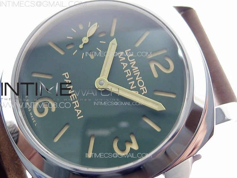 PAM911 T HWF 1:1 Best Edition on Brown ASSO Leather Strap A6497