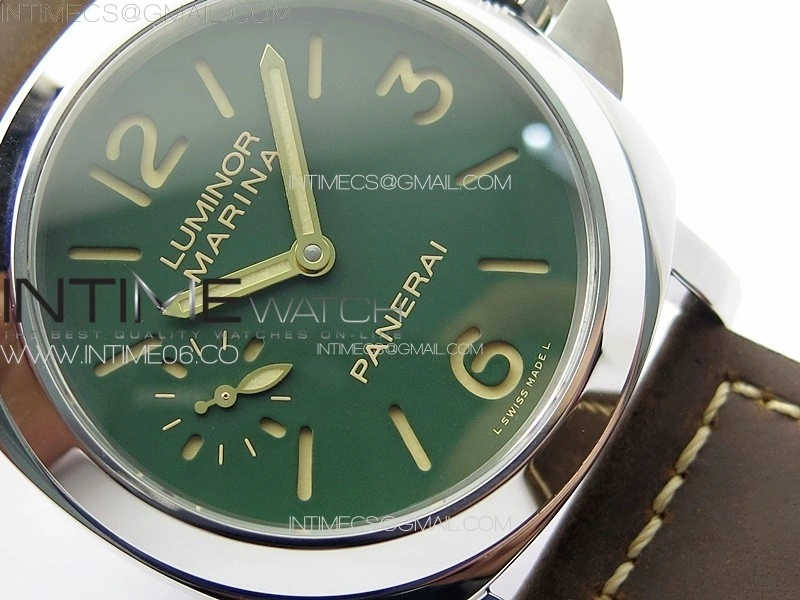 PAM911 T HWF 1:1 Best Edition on Brown ASSO Leather Strap A6497