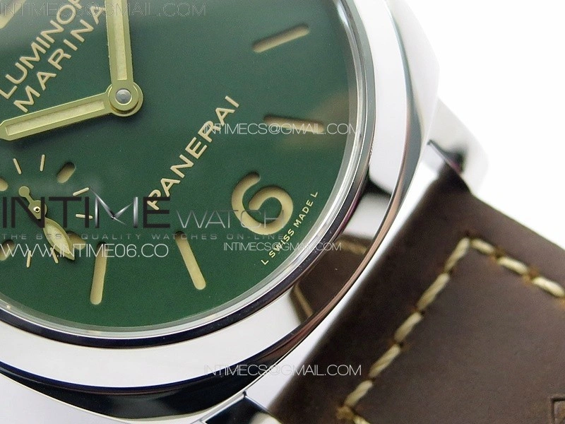 PAM911 T HWF 1:1 Best Edition on Brown ASSO Leather Strap A6497