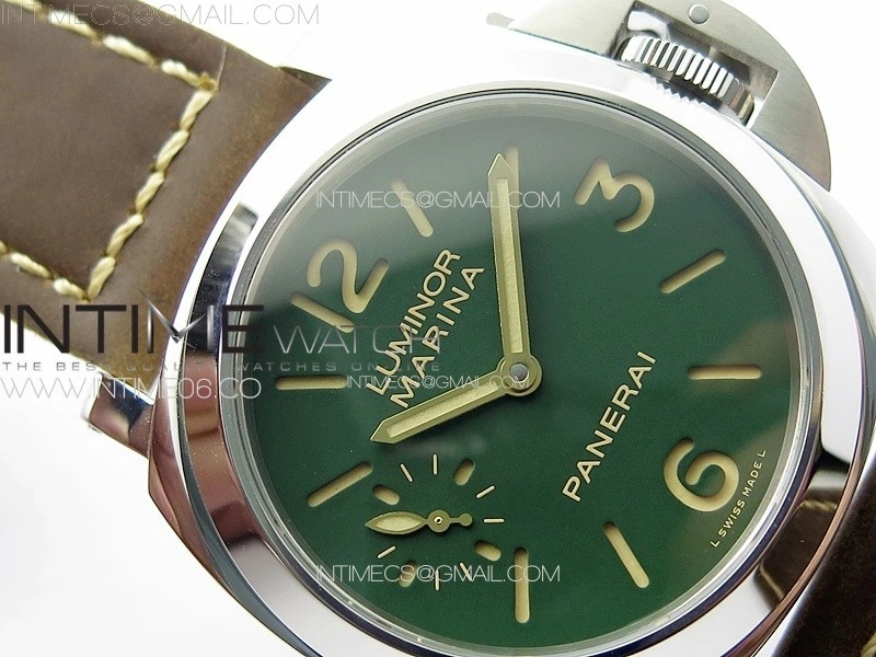 PAM911 T HWF 1:1 Best Edition on Brown ASSO Leather Strap A6497